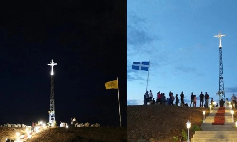 Λύσσαξαν οι Τούρκοι με τον τεράστιο Σταυρό στη Νέα Βύσσα Έβρου: Ο Ερντογάν θα θέσει το ζήτημα στην Μέρκελ!